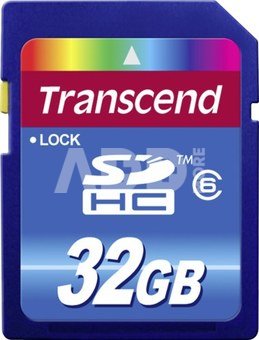 Transcend SD Card SDHC 32GB Class 6