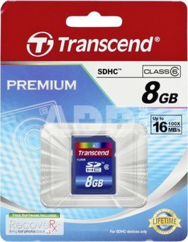 Transcend SD Card SDHC 8GB Class 6
