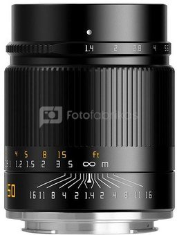 TTArtisan 50mm F1.4 Nikon Z Mount black