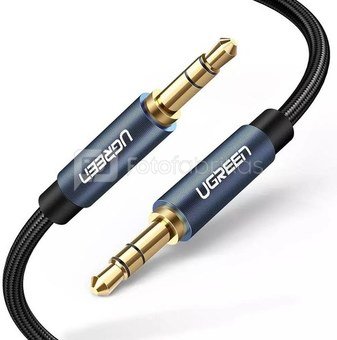 UGREEN AV122 Mini jack cable 3.5mm AUX 3m (blue)