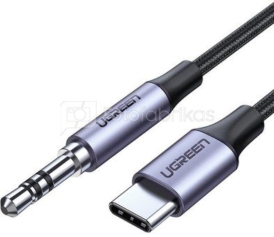 UGREEN mini jack 3,5mm AUX to USB-C Cable 1 m (deep gray)