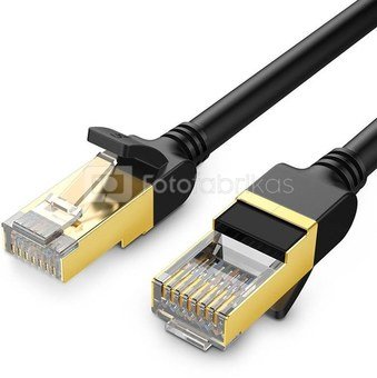 UGREEN NW107 Ethernet RJ45 Round network cable, Cat.7, STP, 2m (Black)