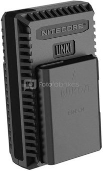 Nitecore UNK1 Lader voor Nikon EN EL15 (A) + EN EL14 (A) met indicator + USB