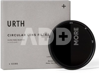 Urth 39mm ND8 128 (3 7 Stop) Variable ND Lens Filter (Plus+)