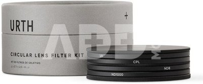 Urth 39mm UV, Circular Polarizing (CPL), ND8, ND1000 Lens Filter Kit (Plus+)