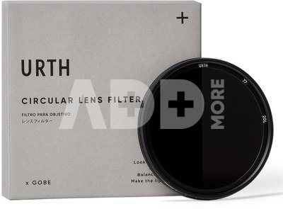 Urth 77mm ND8 128 (3 7 Stop) Variable ND Lens Filter (Plus+)