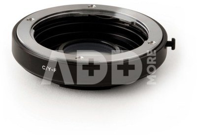 Urth Lens Mount Adapter: Compatible with Contax/Yashica (C/Y) Lens to Nikon F Camera Body (with Optical Glass)