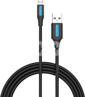 USB 2.0 A to Micro-B 3A cable 2m Vention COLBH black