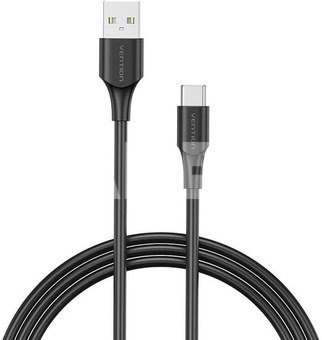 USB 2.0 A to USB-C 3A cable 0.5m Vention CTHBD black