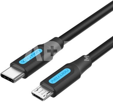 USB-C 2.0 to Micro-B 2A cable 2m Vention COVBH black