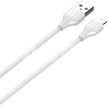 USB to Lightning cable LDNIO LS540, 2.4A, 0.2m (white)