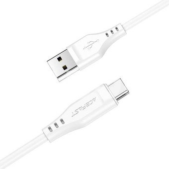 USB to USB-C Acefast C3-04 cable, 1.2m (white)