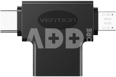 USB to USB-C and Micro USB OTG Adapter Vention CDIB0
