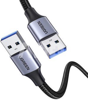 USB3.0 cable Male USB-A to Male USB-A UGREEN 2A, 0.5m (black)