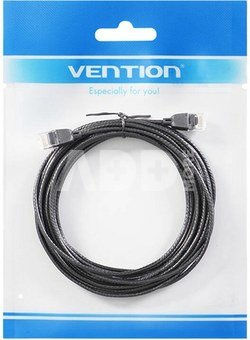 UTP Category 6A Network Cable Vention IBIBH 2m Black Slim Type