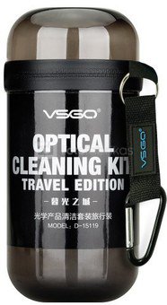 Valymo komplektas VSGO Travel Cleaning kit DKL-15G Grey