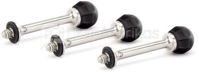 3 Legged Thing VANZ Set of 3 Combine Spikes & Rubber Feet(1/4" 20 screws and 3/8" compatible)