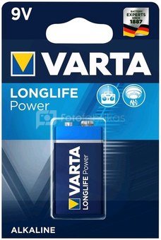 1 Varta Longlife Power 9V-Block 6LR61