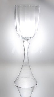 Vaza aukšta skaidraus stiklo h 60 cm SAVEX
