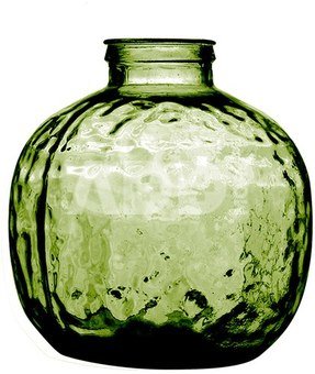 Vaza D20xH24 cm perdirbtas stiklas žalia Natural Living 8086