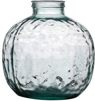 Vaza D32xH35 cm perdirbtas stiklas švelniai melsva Natural Living 08032
