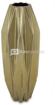 Vaza keramikinė aukso spalvos 42x15x15 cm 109713