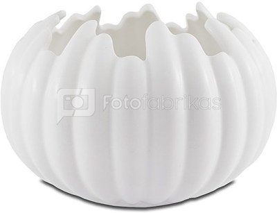 Vaza keramikinė balta 13,5x20,5x20,5 cm 109703