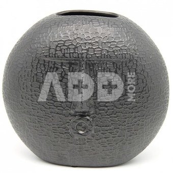 Vaza keramikinė juoda apvali 26x17x27 cm