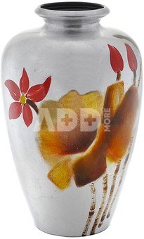 Vaza keramikinė Lotoso lapas metalo sp. 28x28x40 cm SAVEX