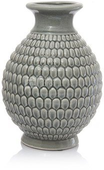 Vaza keramikinė pilka HP14222 22X22X32 SAVEX
