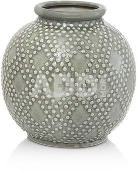 Vaza keramikinė pilka HP15112M 20.5X20.5X19.5 SAVEX
