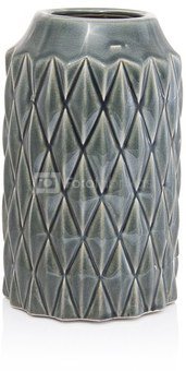 Vaza keramikinė pilkai juoda HP15140M 16.5X16.5X26.5 SAVEX