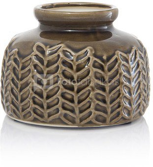 Vaza keramikinė ruda HP15134S 13.5X13.5X10 SAVEX