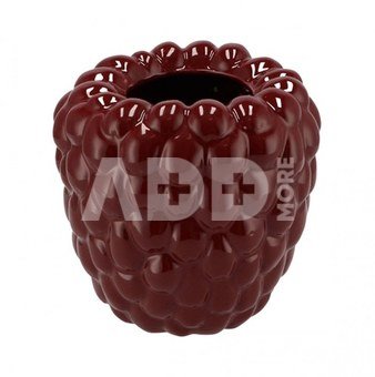 Vaza keramikinė tamsiai raudona Avietė D16xH17 cm 8719347216853