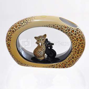 Vaza porcelianinė Kitty Leopardas H 12.5 cm 66-800-03-8
