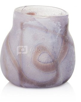 Vaza stiklinė ametisto spl. AM311 h 20cm SAVEX
