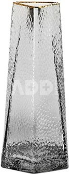 Vaza stiklinė pilkos sp. 27x8 cm Is-QH-5-Gwen