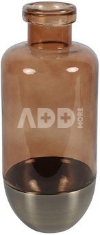 Vaza stiklinė ruda D14xH31 cm Naomi 102893