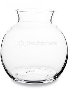 Vaza stiklinė skaidri 16x14x14 cm 143127