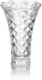Vaza stiklinė skaidri h 25cm HR16486