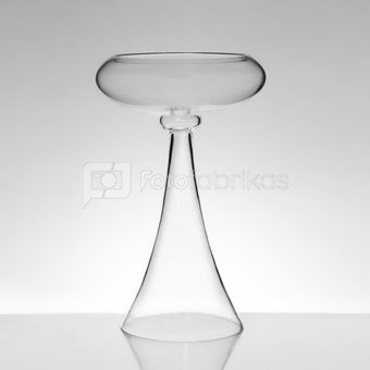 Vaza stiklinė skaidri XD1980-50 H 50 cm SAVEX