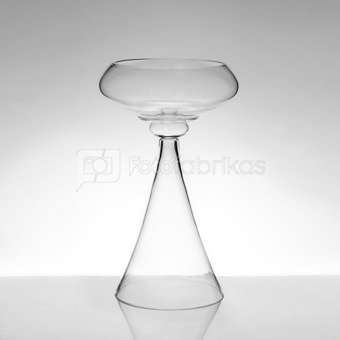 Vaza stiklinė skaidri XD1980 h 43 cm SAVEX