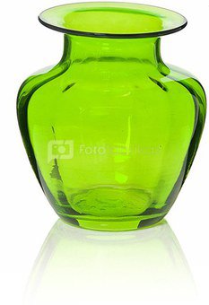Vaza stiklinė žalia HR04070 13.5*18.5cm SAVEX