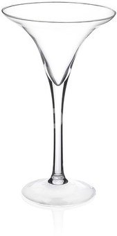 Vaza - žvakidė stiklinė skaidri 31x16x16 cm 63284