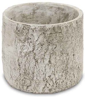 Vazonėlis betoninis pilkos spalvos 16x18x18 cm 108602 ddm
