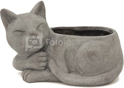 Vazonėlis keramikinis katinas 16x26,5x14 cm 106267 ddm