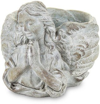 Vazonėlis - skulptūra Angelas betoninis 16x16x20 cm 135527