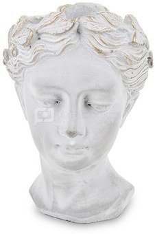 Vazonėlis - skulpūra betoninis Merginos veidas 16,5 x 12,5 x 11 cm 135531