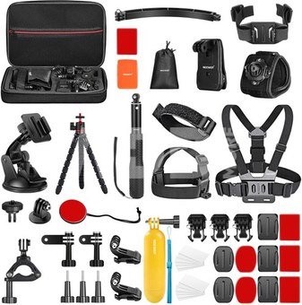 Neewer 50in1 Action Camera Accessory Kit BLACK 10101704 (GoPro Accessory Kit)