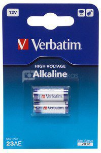 1x2 Verbatim 23 AE 12V Alkaline
